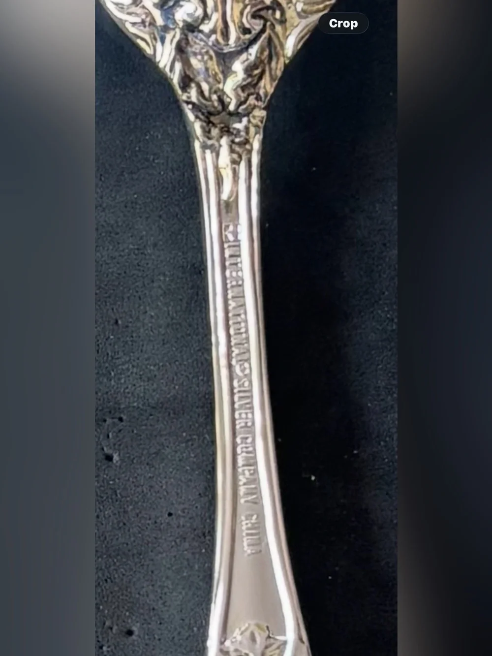 New French Rose Ornate Silver plated Serving Flatware Serving Set of 8 +3 server